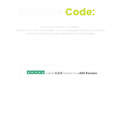 Trustpilot Codes